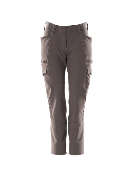 Kalhoty s kapsami na stehnech Tmavě antracitová (Velikost 68)