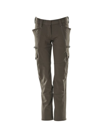 Kalhoty s kapsami na stehnech Tmavě antracitová (Velikost 68)