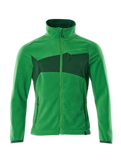 Fleecová bunda Travnatě zelená/Zelená (Velikost XS)