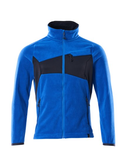 Fleecová bunda Azurově modrá/černomodrá (Velikost XS)