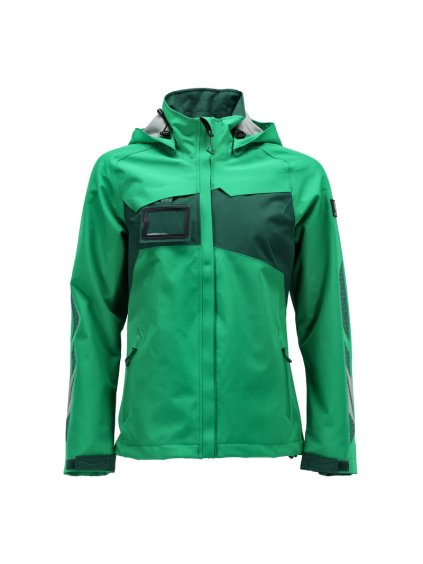 Bunda Outer Shell Travnatě zelená/Zelená (Velikost XS)
