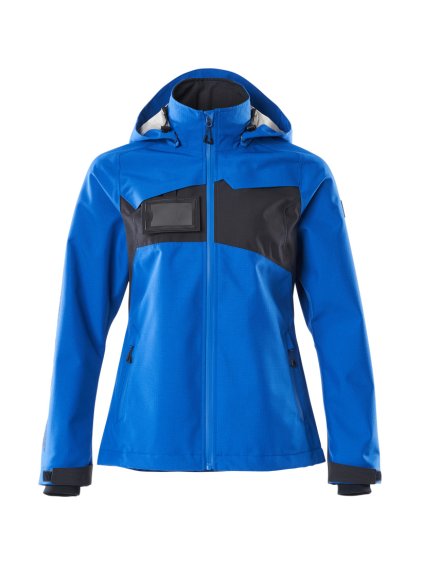 Bunda Outer Shell Azurově modrá/černomodrá (Velikost XS)