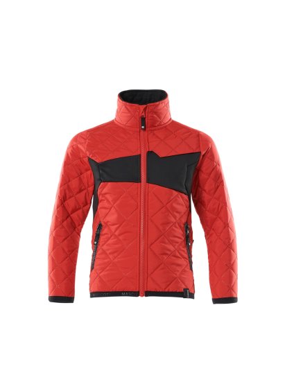 Termo bunda pro děti Dopravní červená/černá (Velikost 164)