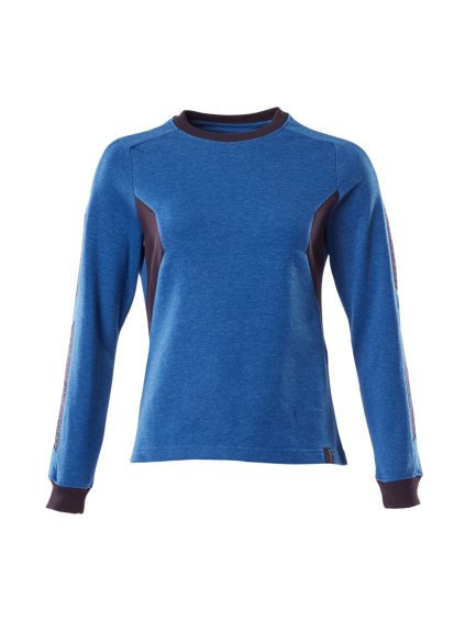 Mikina Azurově modrá/černomodrá (Velikost XS)