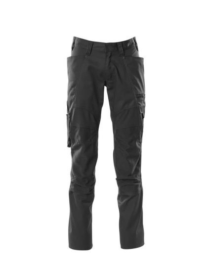 Kalhoty s kolenními kapsami Černá (Velikost 70)