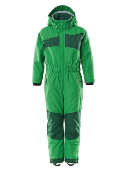Dětská sněhová kombinéza Travnatě zelená/Zelená (Velikost 128)