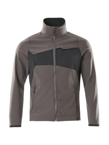 Softshell bunda Tmavě antracitová/černá (Velikost XS)