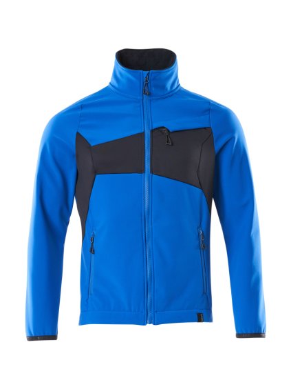 Softshell bunda Azurově modrá/černomodrá (Velikost XS)