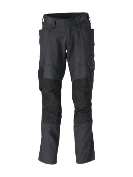 Kalhoty s kolenními kapsami Černá (Velikost 68)