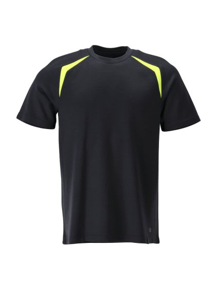 Triko Černá modrá/hi-vis žlutá (Velikost 4XL)