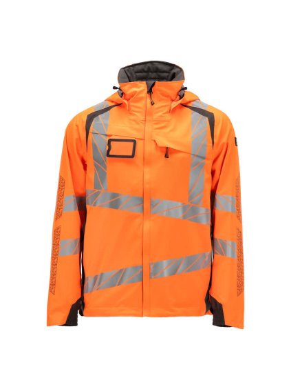 Hardshell bunda Hi-vis oranžová/tmavě antracitová (Velikost XL)
