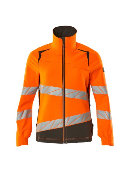 Bunda Hi-vis oranžová/tmavě antracitová (Velikost XS)