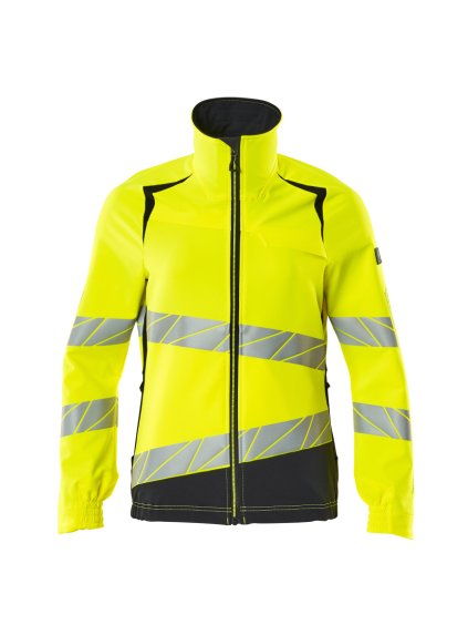 Bunda Hi-vis žlutá/černo modrá (Velikost XS)