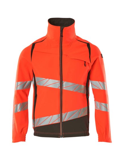 Bunda Hi-vis červená/tmavě antracitová (Velikost XL)