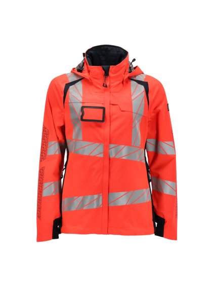 Hardshell bunda Hi-vis červená/černá modrá (Velikost XS)