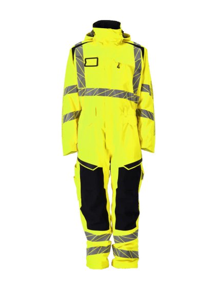 Zimní overal Hi-vis žlutá/černá (Velikost XL)