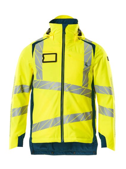 Zimní bunda Hi-vis žlutá/tmavě petrolejová (Velikost XL)