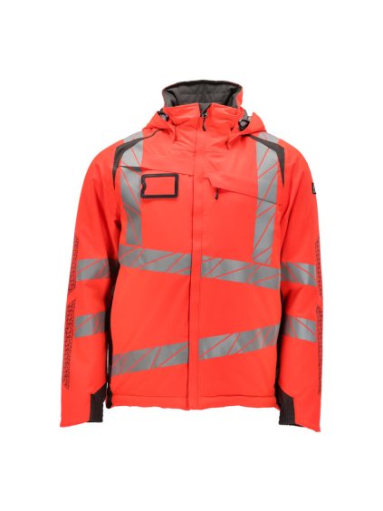 Zimní bunda Hi-vis červená/tmavě antracitová (Velikost XL)