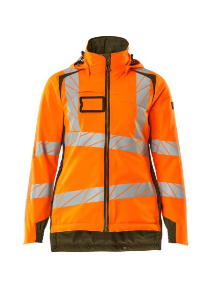 Zimní bunda Hi-vis oranžová/mechově zelená (Velikost XS)