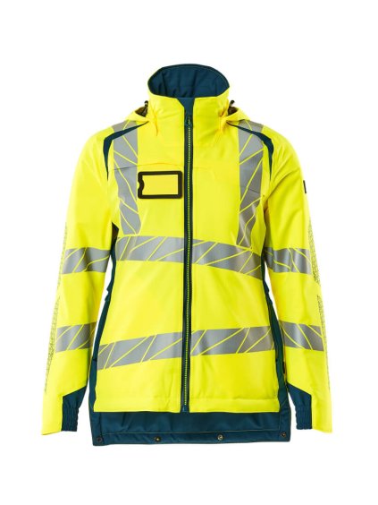Zimní bunda Hi-vis žlutá/tmavě petrolejová (Velikost XS)