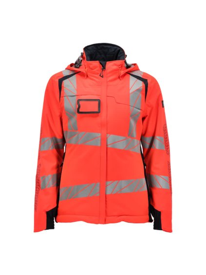 Zimní bunda Hi-vis červená/černá modrá (Velikost XS)
