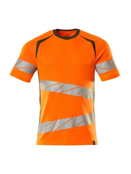 Triko Hi-vis oranžová/mechově zelená (Velikost XL)