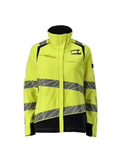 Bunda Hi-vis žlutá/černo modrá (Velikost XS)