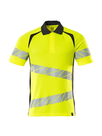 Polokošile Hi-vis žlutá/černo modrá (Velikost XL)