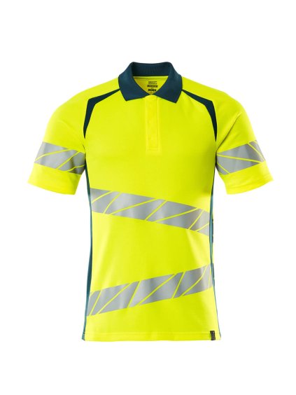 Polokošile Hi-vis žlutá/tmavě petrolejová (Velikost XL)