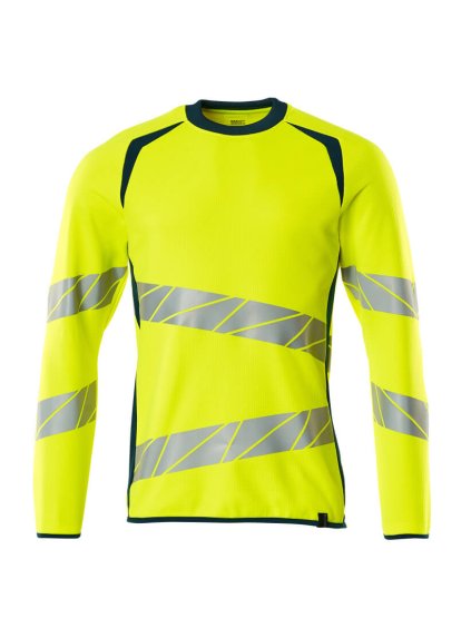 Mikina Hi-vis žlutá/tmavě petrolejová (Velikost XS)