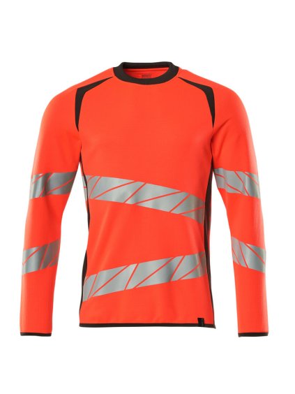 Mikina Hi-vis červená/tmavě antracitová (Velikost XS)