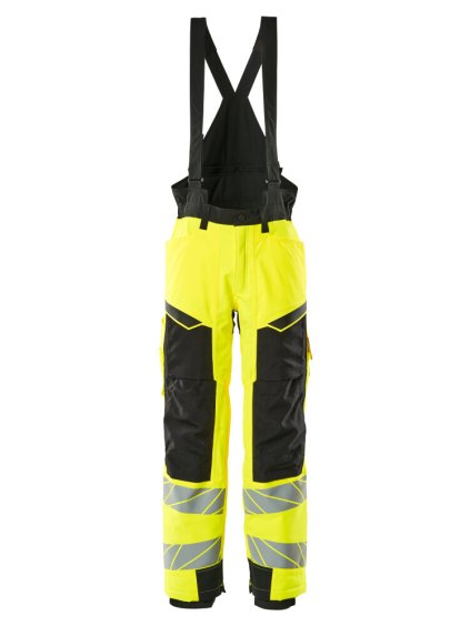 Zimní kalhoty Hi-vis žlutá/černá (Velikost XL)