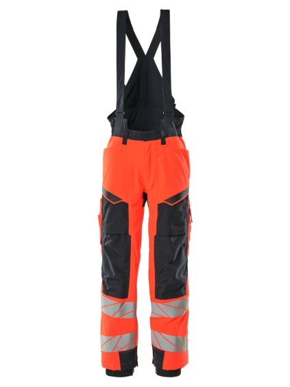 Zimní kalhoty Hi-vis červená/černá modrá (Velikost XL)
