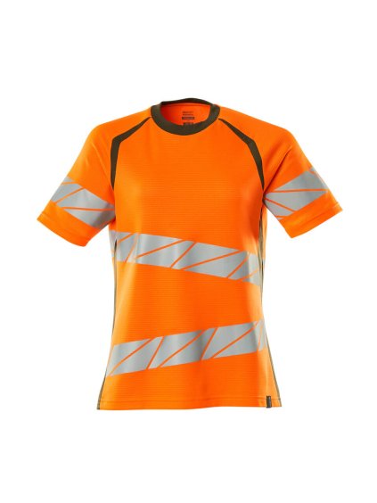 Triko Hi-vis oranžová/mechově zelená (Velikost XS)