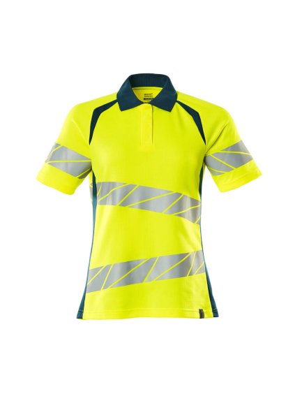 Polokošile Hi-vis žlutá/tmavě petrolejová (Velikost XS)