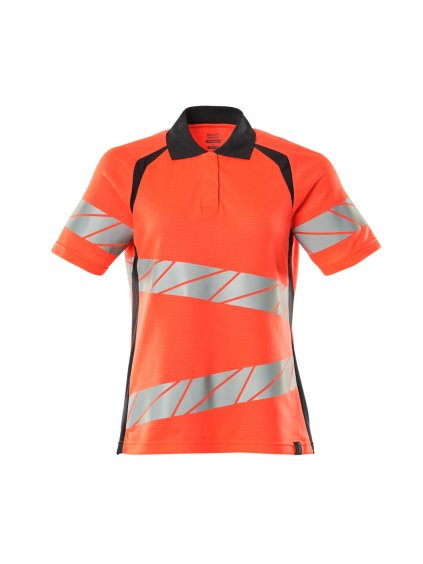 Polokošile Hi-vis červená/černá modrá (Velikost XS)