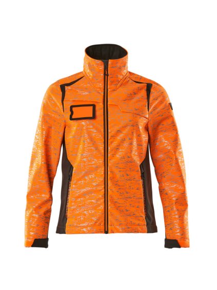 Softshell bunda Hi-vis oranžová/tmavě antracitová (Velikost XS)
