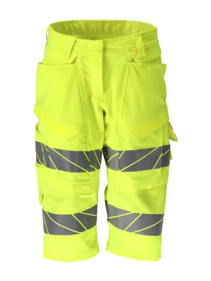 Šortky dlouhé Hi-vis žlutá (Velikost 56)