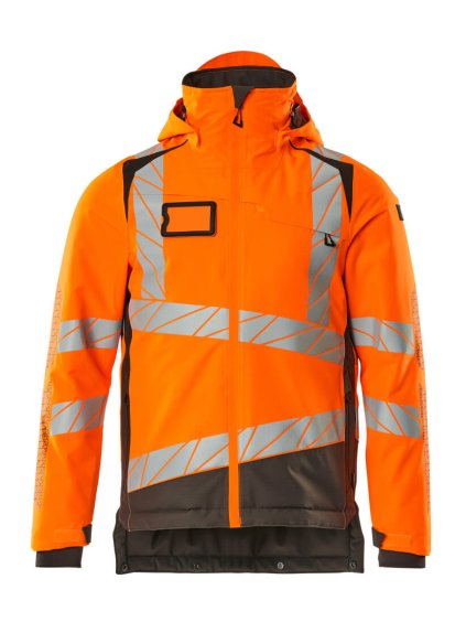 Zimní bunda Hi-vis oranžová/tmavě antracitová (Velikost XL)