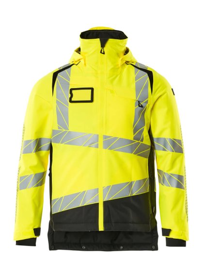 Zimní bunda Hi-vis žlutá/černá (Velikost XL)