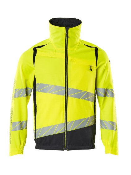 Bunda Hi-vis žlutá/černo modrá (Velikost XL)