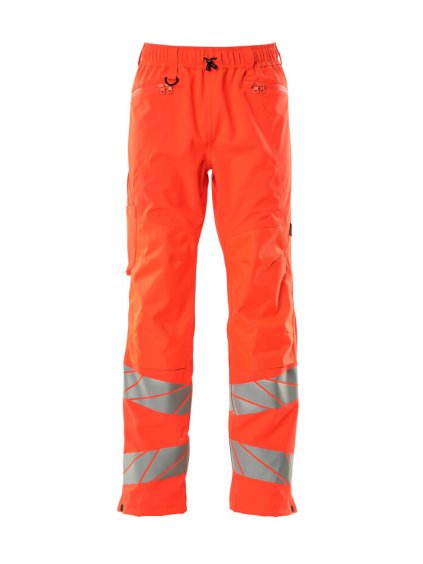 Svrchní kalhoty Hi-vis červená (Velikost XL)