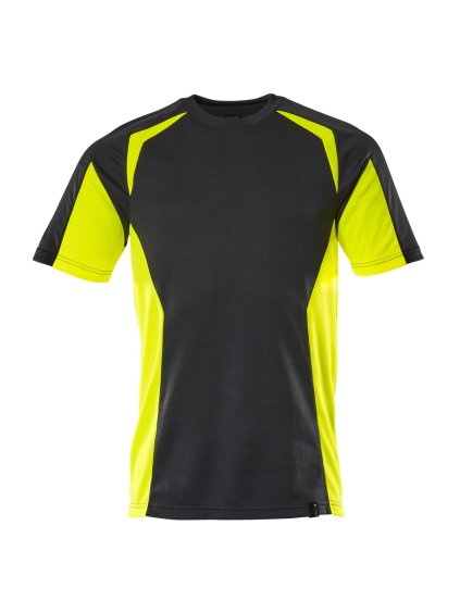 Triko Černá/hi-vis žlutá (Velikost XS)