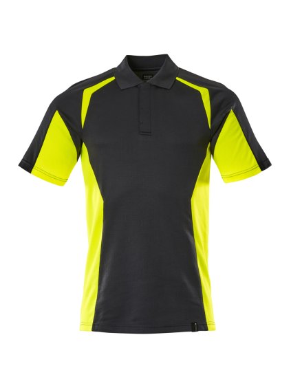 Polokošile Černá/hi-vis žlutá (Velikost XS)