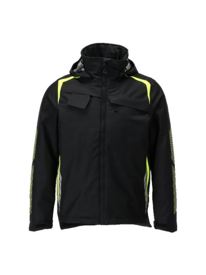 Zimní bunda Černá/hi-vis žlutá (Velikost XL)