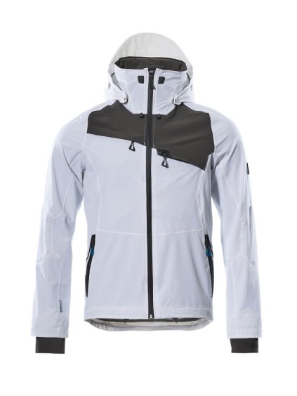Hardshell bunda Bílá/tmavě antracitová (Velikost XS)