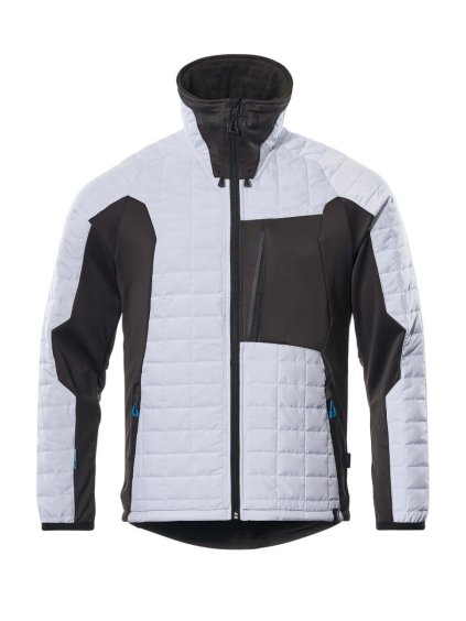 Termo bunda Bílá/tmavě antracitová (Velikost XS)