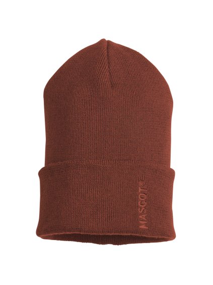 Pletená čepice Podzimní červená (Velikost ONE SIZE)