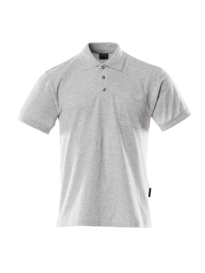 Polokošile s náprsní kapsou Šedá melánž (Velikost XS)