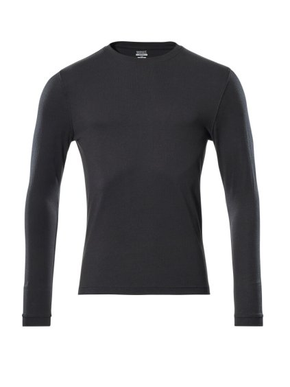 Triko s dlouhým rukávem Černá (Velikost XL)